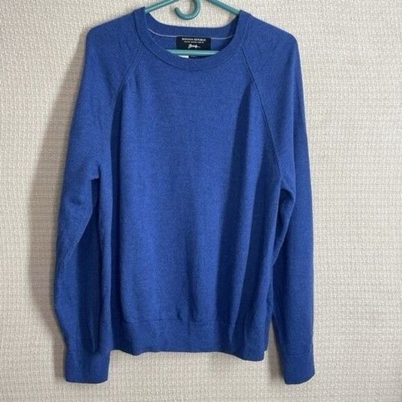 NWOT Banana Republic Baruffa Italian Merino Wool CrewNeck Sweater Men Size XL
